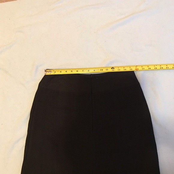 Reiss Black Ribbed Mini Skirt Size 6 - Picture 2 of 8